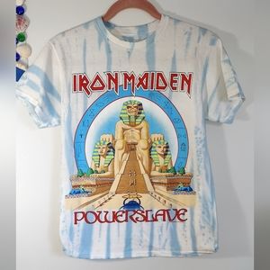 iron maiden powerslave band tee size small